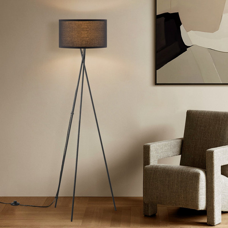 💡🖤 Moderne Vloerlamp met LED – Stijlvol, Functioneel en Sfeervol