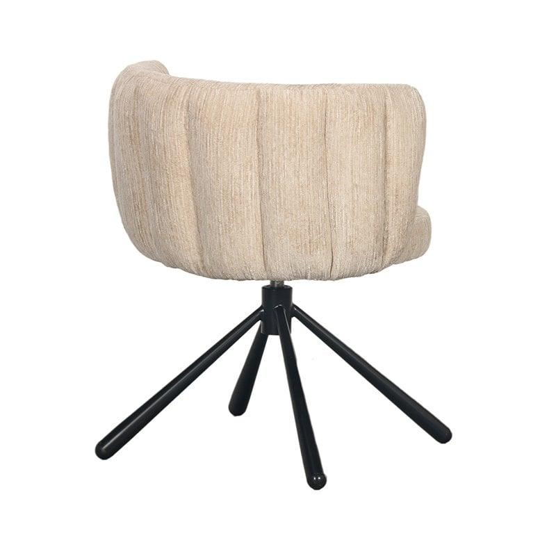 Shell Draaistoel Naturel - Chic Choice