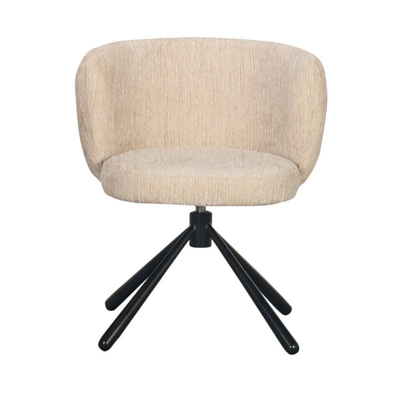 Shell Draaistoel Naturel - Chic Choice