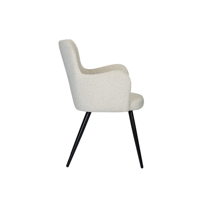 Oorfauteuil parelwit (Set van 2) - Chic Choice