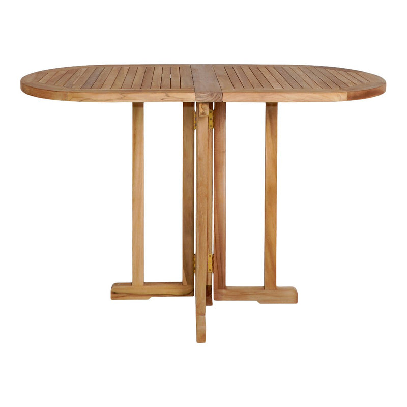 Huelva Bijzettafel - Natuurlijk, Teak, 120x60x75 cm - Chic Choice