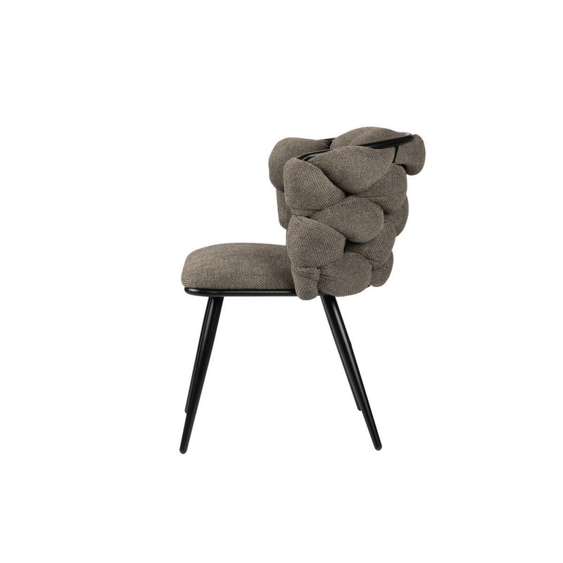 Schommelstoel taupe (Set van 2) - Chic Choice