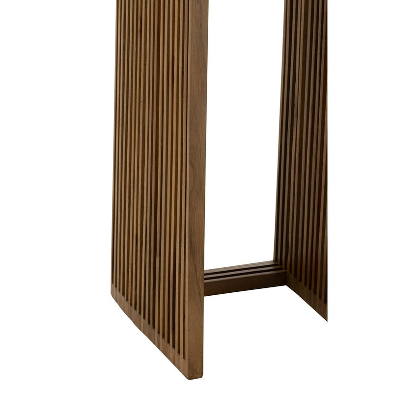 J-Line bijzetafel Kubus Gerecycleerd Teak - hout naturel - Chic Choice