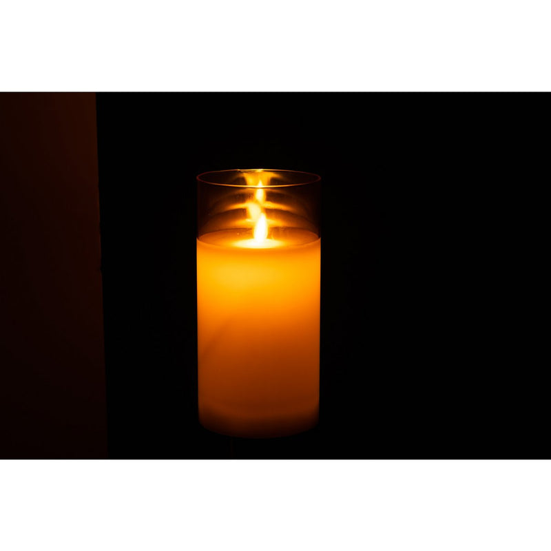 J-Line lamp Blinkend - glas - goud - medium - LED lichtjes