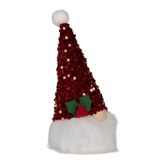 Decoratie kabouter met LED 10x10x25 cm / 3xAA