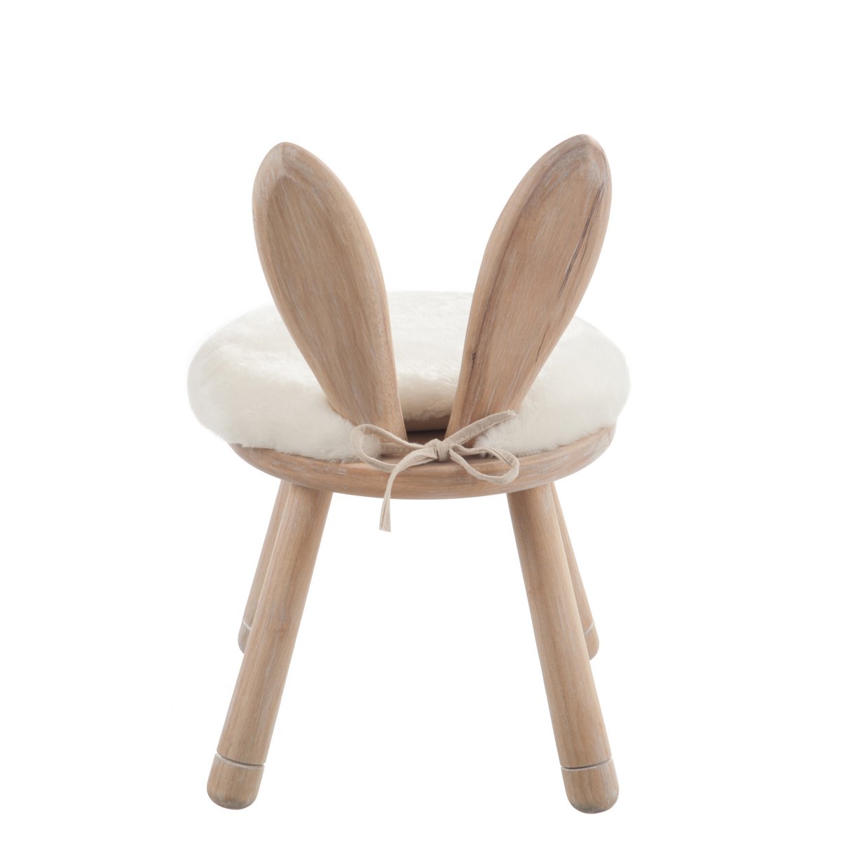 J-Line Kinderstoel Oor Konijn - hout - naturel - Chic Choice