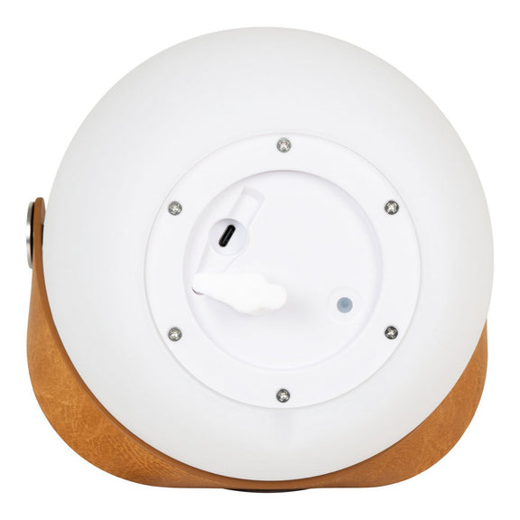 Cardiff LED Lamp - Lamp met riem, oplaadbaar, bluetooth-luidspreker, wit - Chic Choice