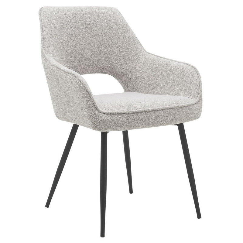 Eetkamerstoel Gina – Bouclé – Naturel - Chic Choice