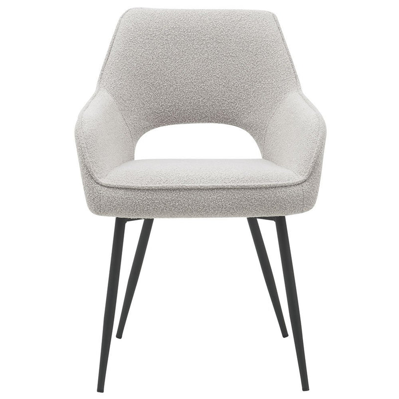 Eetkamerstoel Gina – Bouclé – Naturel - Chic Choice