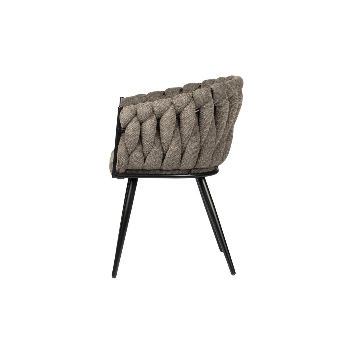 Wave stoel taupe (Set van 2) - Chic Choice