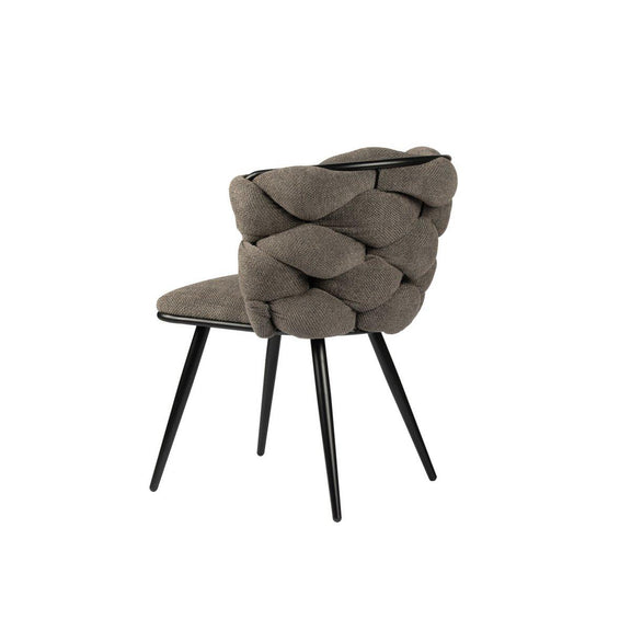 Schommelstoel taupe (Set van 2) - Chic Choice