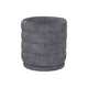 Poefringen - 45x45x40 - Dolfijngrijs - Adore 180 - Fluweel - Chic Choice