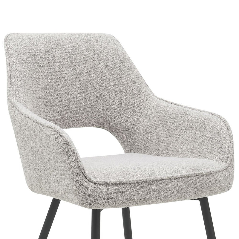 Eetkamerstoel Gina – Bouclé – Naturel - Chic Choice