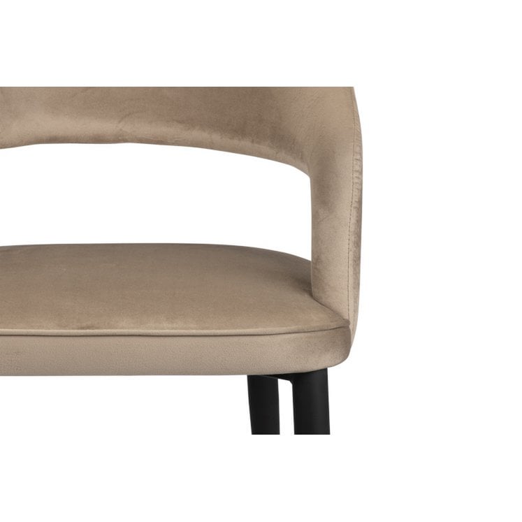 Tusk Stoel Zandwit (Brandvertragend) (Set van 2) - Chic Choice