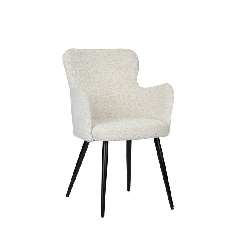 Oorfauteuil parelwit (Set van 2) - Chic Choice