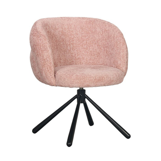 Pebble Draaistoel Pastel Roze - Chic Choice