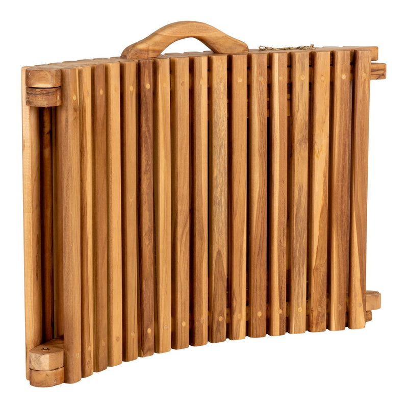 Arrieta Ligstoel - Natuurlijk, Teak, 160x50x25 cm - Chic Choice