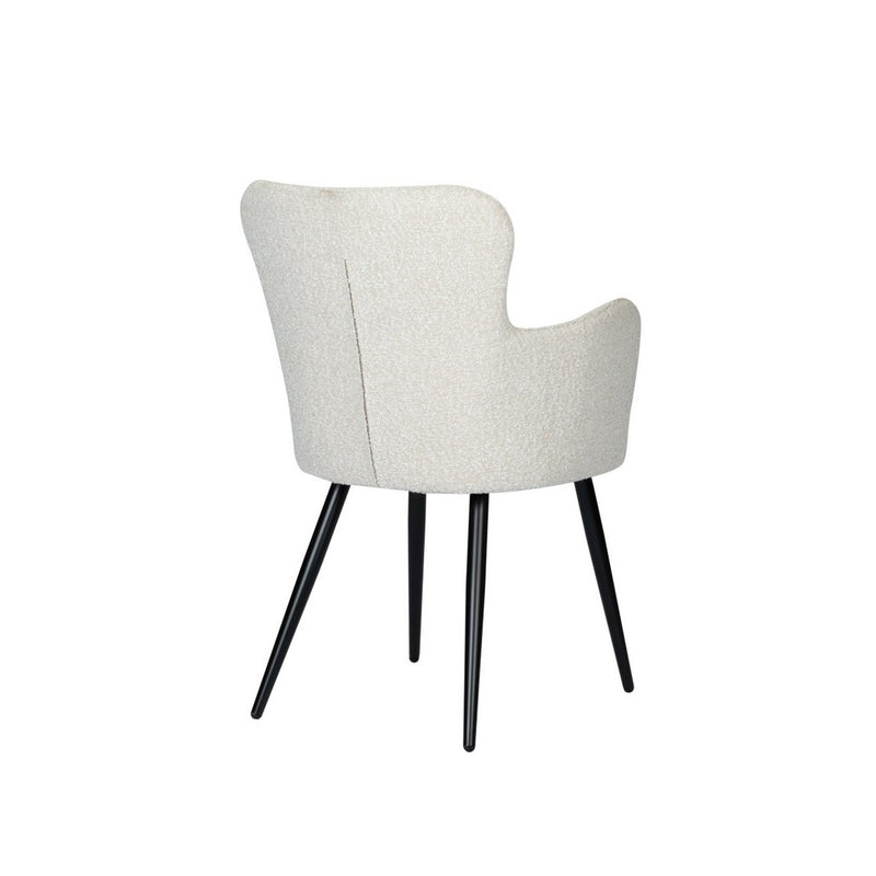 Oorfauteuil parelwit (Set van 2) - Chic Choice