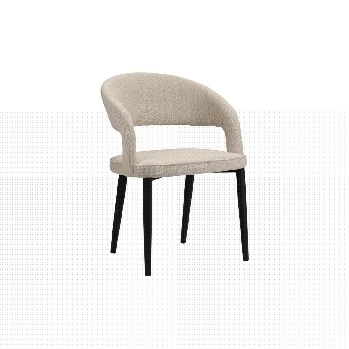 Tusk Stoel Beige (Brandvertragend) (Set van 2) - Chic Choice