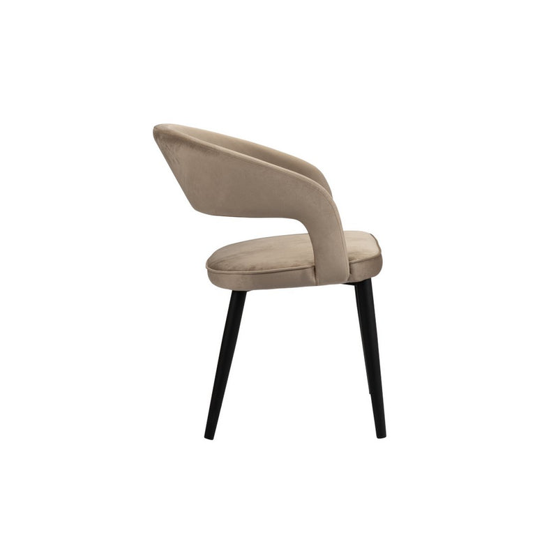 Tusk Stoel Zandwit (Brandvertragend) (Set van 2) - Chic Choice