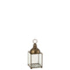 J-Line lantaarn Hagrid - glas/ijzer - brons - small - Chic Choice