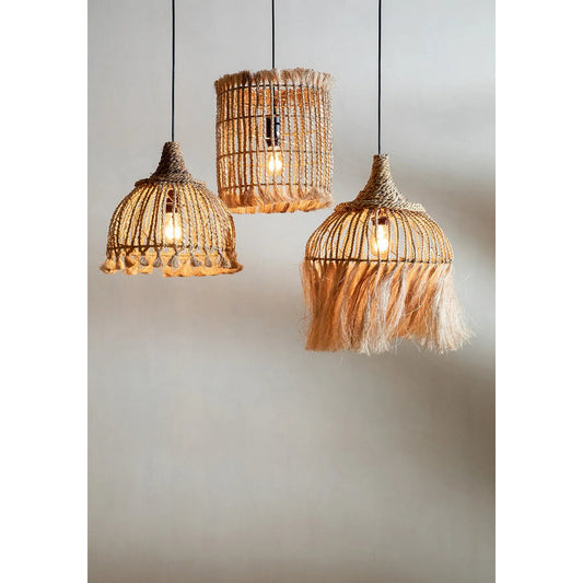 De Abaca Tassel Hanger - Naturel - S- Chic Choice