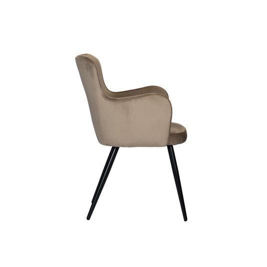 Oorfauteuil zandwit (Set van 2) - Chic Choice