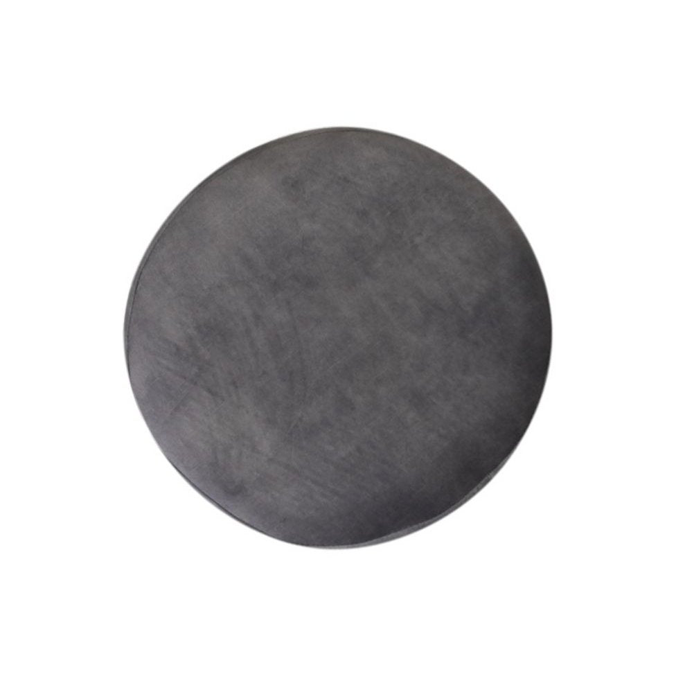 Poefringen - 45x45x40 - Dolfijngrijs - Adore 180 - Fluweel - Chic Choice