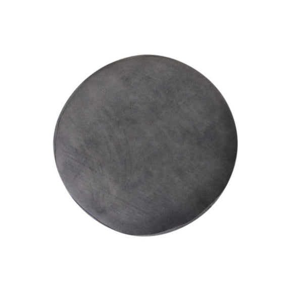 Poefringen - 45x45x40 - Dolfijngrijs - Adore 180 - Fluweel - Chic Choice