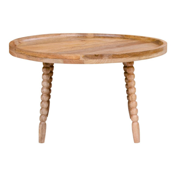 Jammu Salontafel - Mangohout, Naturel - Ø60x35 cm - Chic Choice
