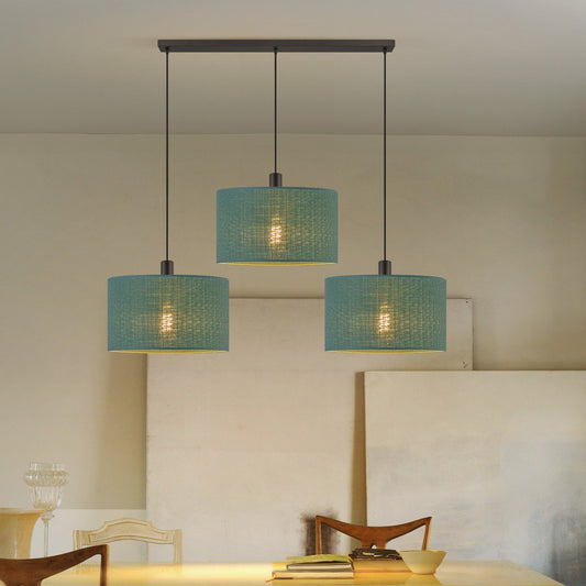💎💡Home Sweet Home Kroonluchter – Modern Design met Turkooizen Accenten