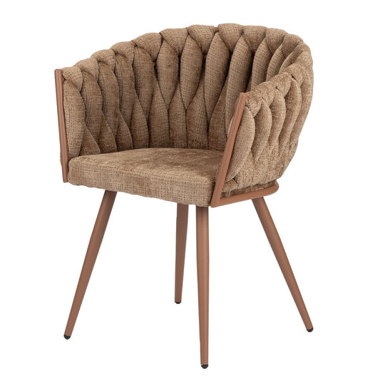 Golfstoel karamel (set van 2) - Chic Choice
