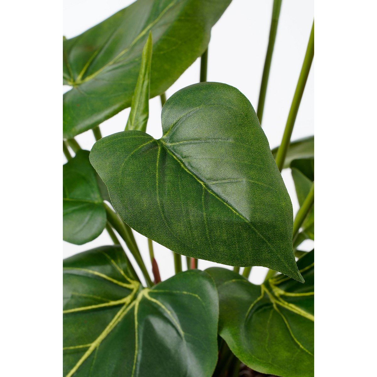 Anthurium Kunstplant in Bloempot Stan - H38 x Ø30 cm - Rood - Chic Choice