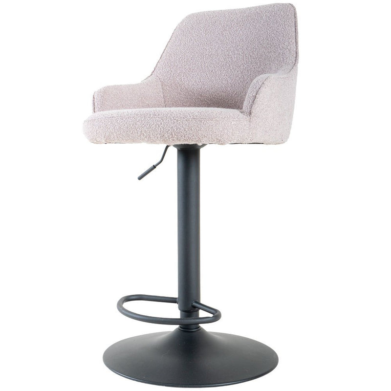 Barkruk Vera – Bouclé – Naturel - Chic Choice