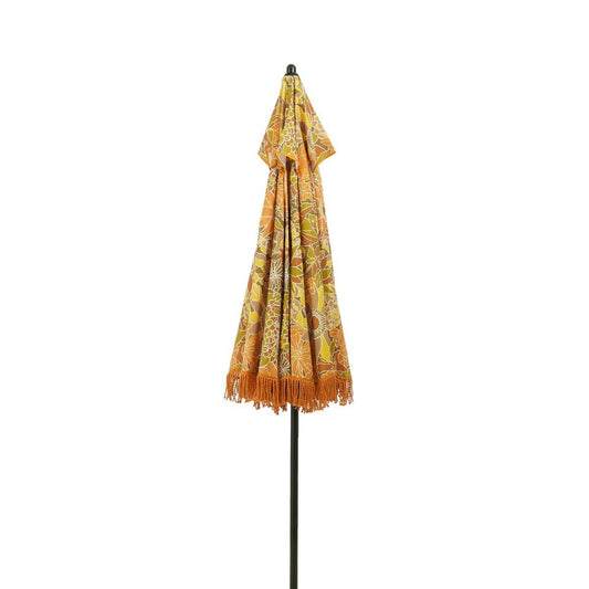 Bloem Parasol - H238 x Ø220 cm - Bruin - Chic Choice