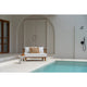 De Malawi Tweezitter - Natuurlijk Wit - Chic Choice