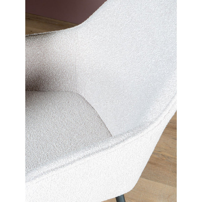 Eetkamerstoel Fenna – Bouclé – Naturel - Chic Choice