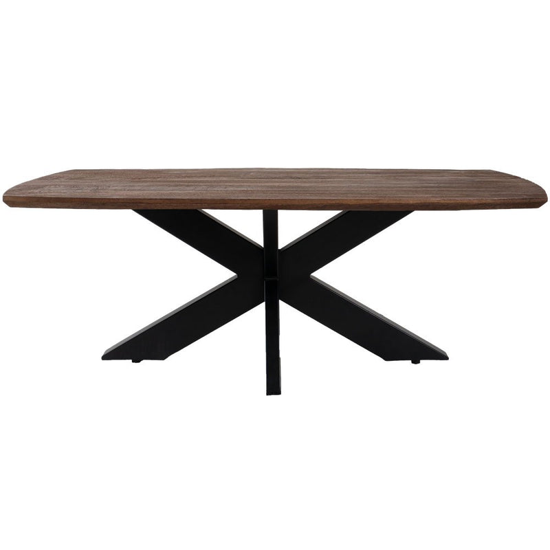 Eettafel Felix – Espresso Mangohout – 220 x 100 cm - Chic Choice