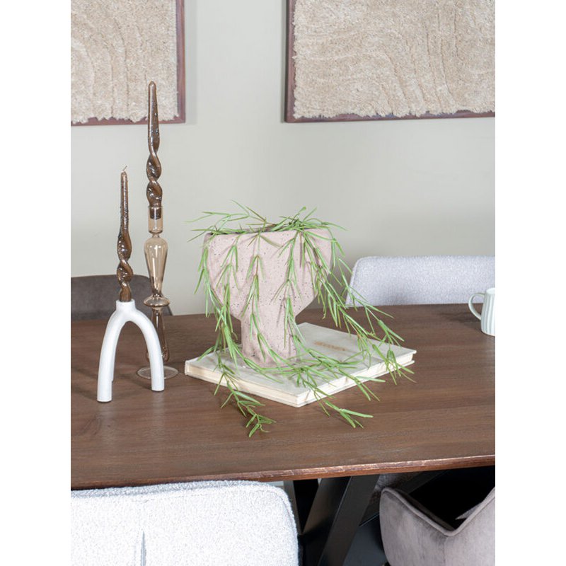 Eettafel Felix – Espresso Mangohout – 220 x 100 cm - Chic Choice