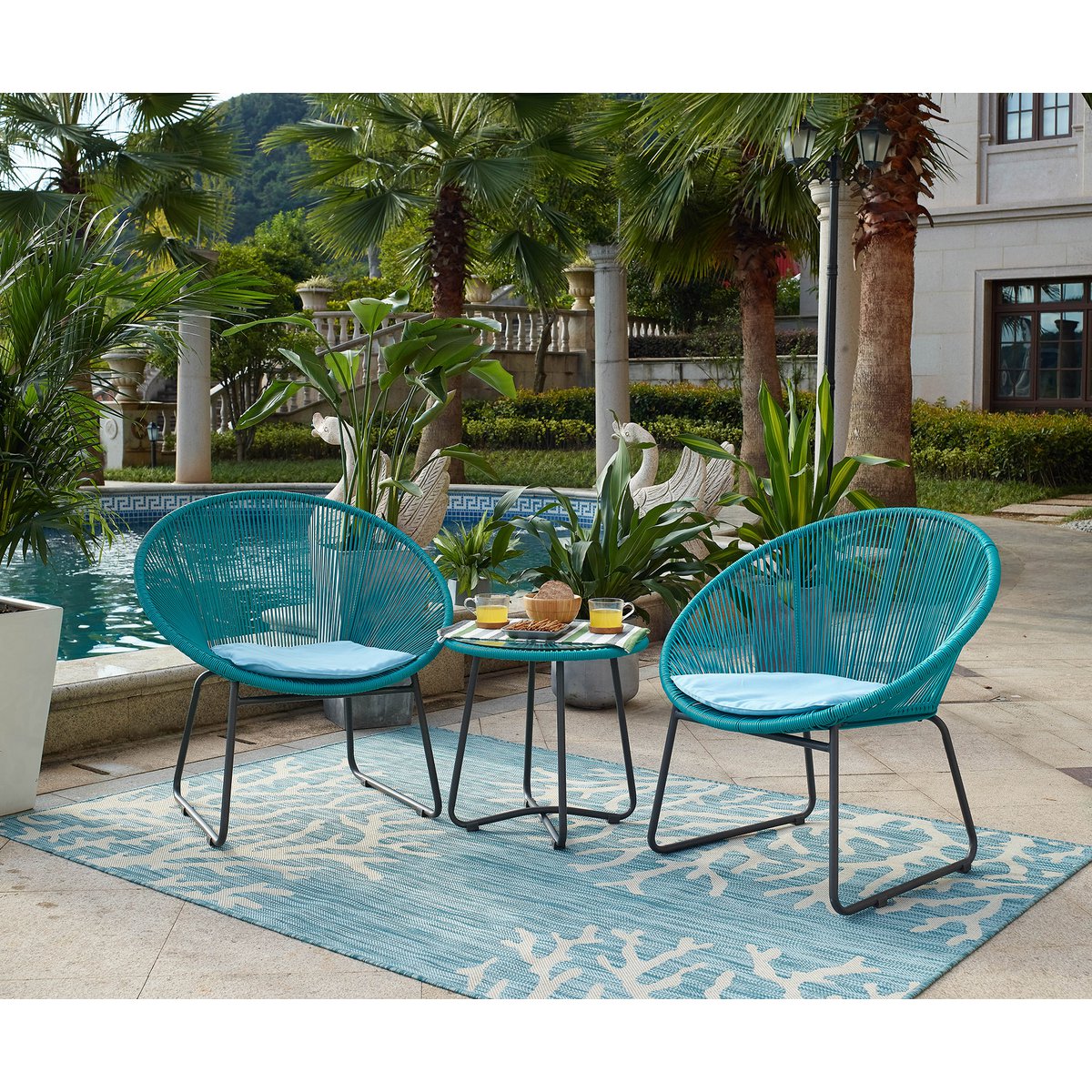 Exclusieve 5-delige Tuinmeubelset - Chic Choice