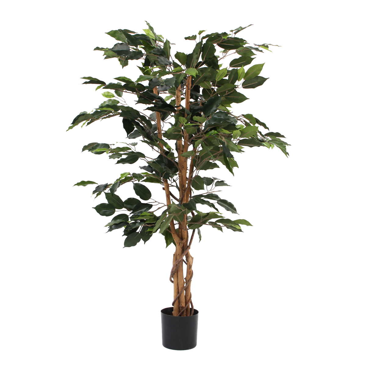 Ficus Kunstplant - H110 x Ø65 cm - Groen - Chic Choice