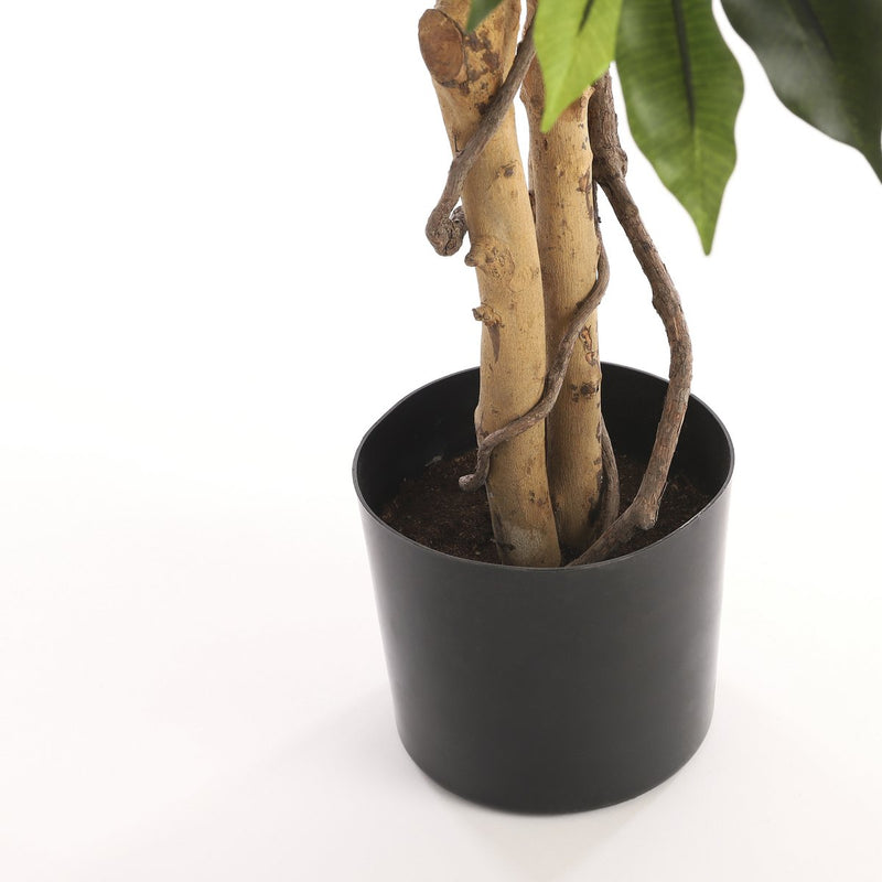 Ficus Kunstplant - H110 x Ø65 cm - Groen - Chic Choice