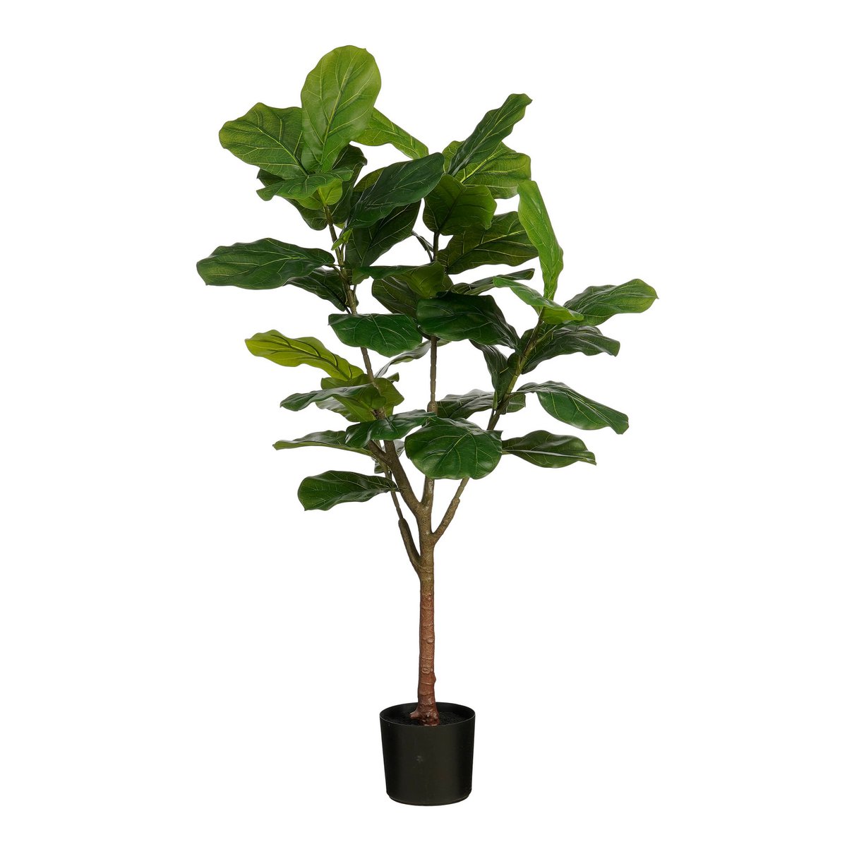 Ficus Lyrata Kunstplant in Pot - H150 x Ø50 cm - Groen - Chic Choice