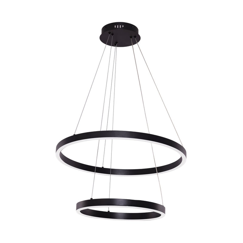 Hanglamp Neo Black | 2-Ring 40+60cm - Chic Choice