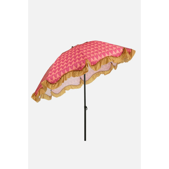 Heart Parasol - H238 x Ø220 cm - Roze - Chic Choice