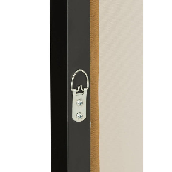 J-Line Kader Vrouw Bloemen Canvas/Hout Mix - Chic Choice