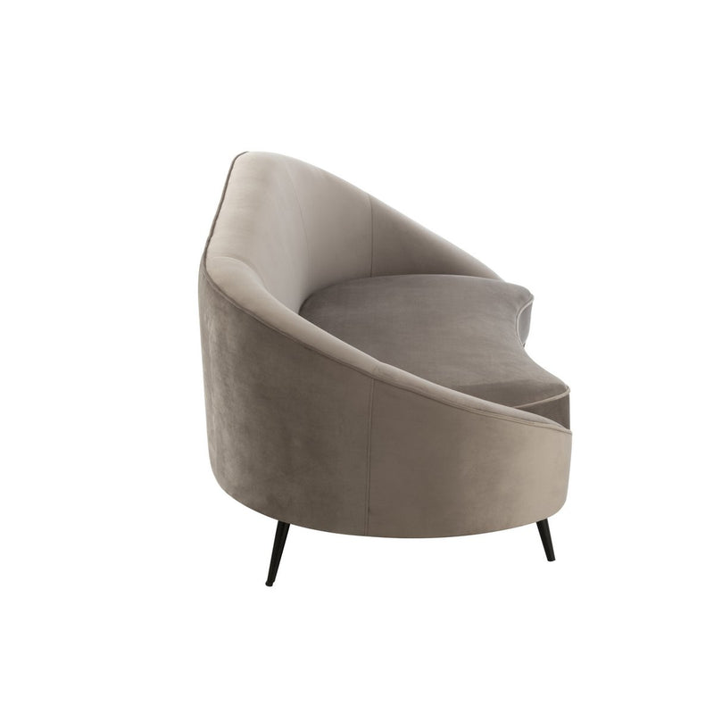 J-Line Sofa Elisabeth Textil Silver - Chic Choice