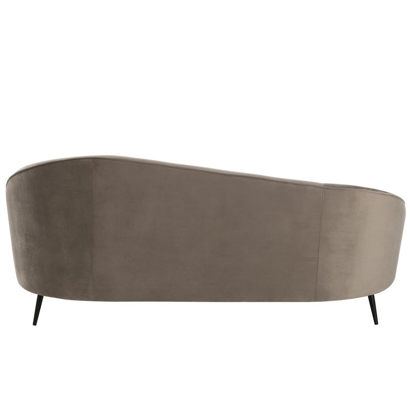 J-Line Sofa Elisabeth Textil Silver - Chic Choice