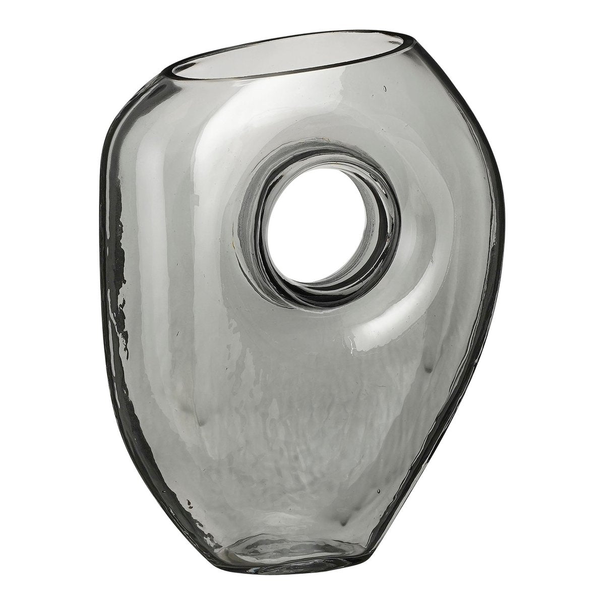 Jay Vaas - L18 x B8 x H23 cm - Glas - Grijs - Chic Choice