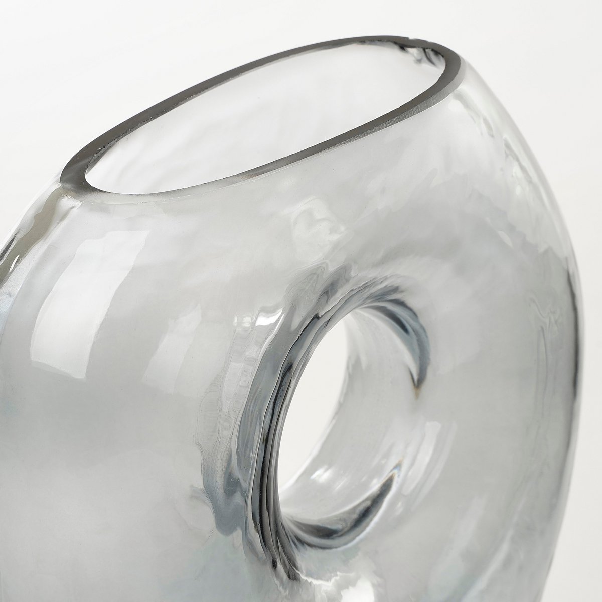 Jay Vaas - L18 x B8 x H23 cm - Glas - Grijs - Chic Choice